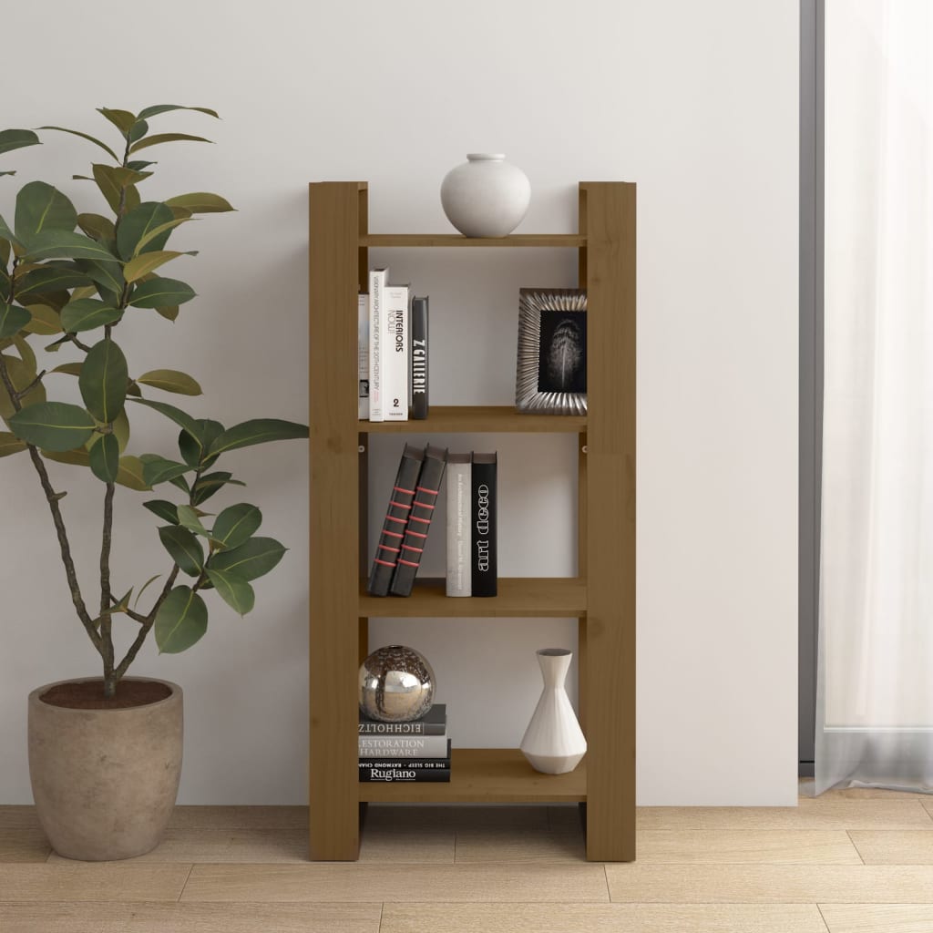 Boekenkast/kamerscherm 60x35x125 cm massief hout