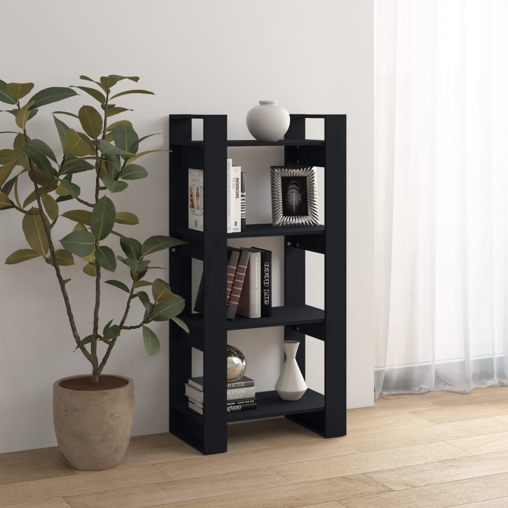 Boekenkast/kamerscherm 60x35x125 cm massief hout