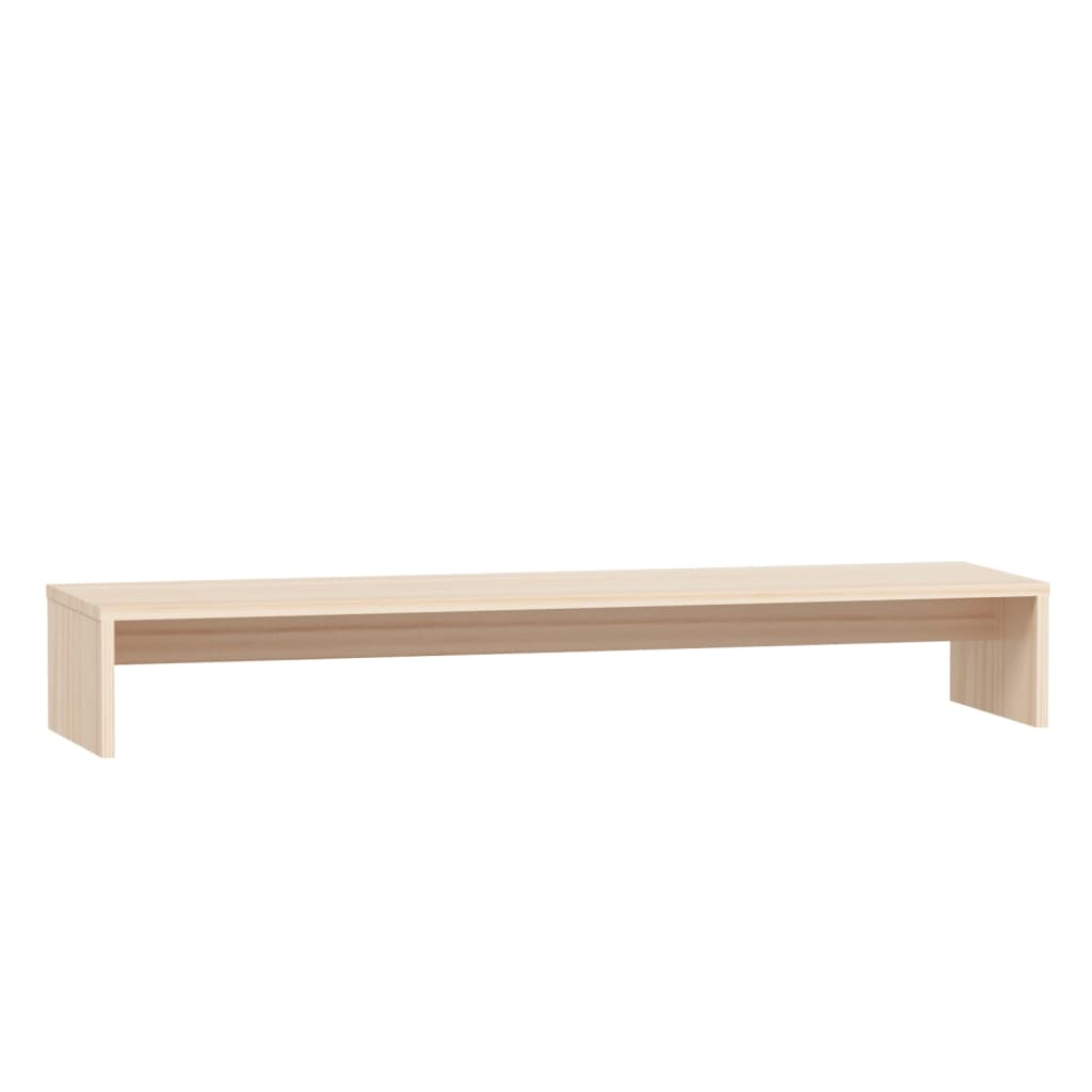 Support pour écran 100x27x15 cm en bois de pin massif