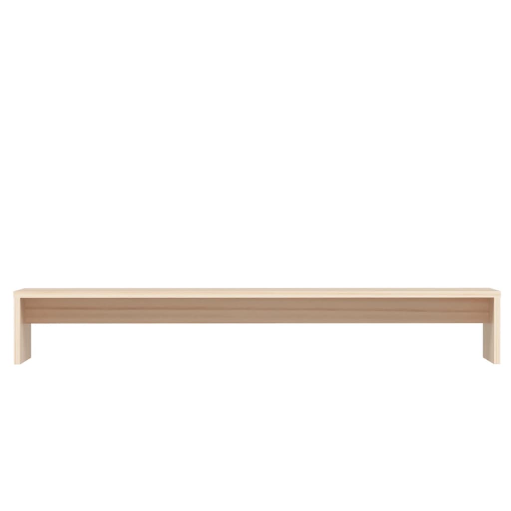 Support pour écran 100x27x15 cm en bois de pin massif