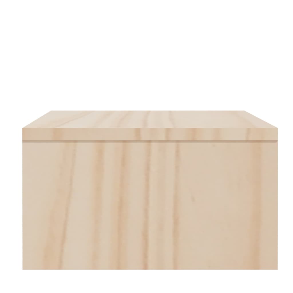 Support pour écran 100x27x15 cm en bois de pin massif