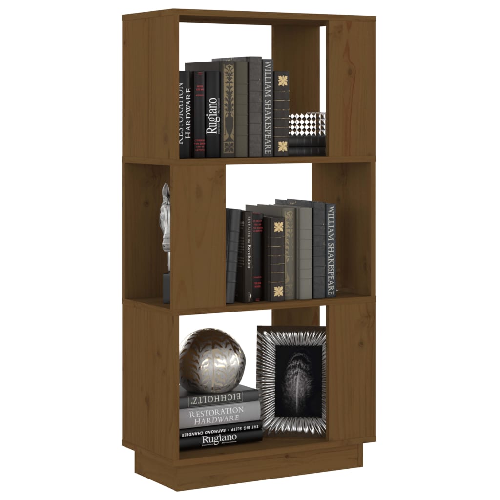 Boekenkast/kamerscherm 51x25x101 cm massief grenenhout