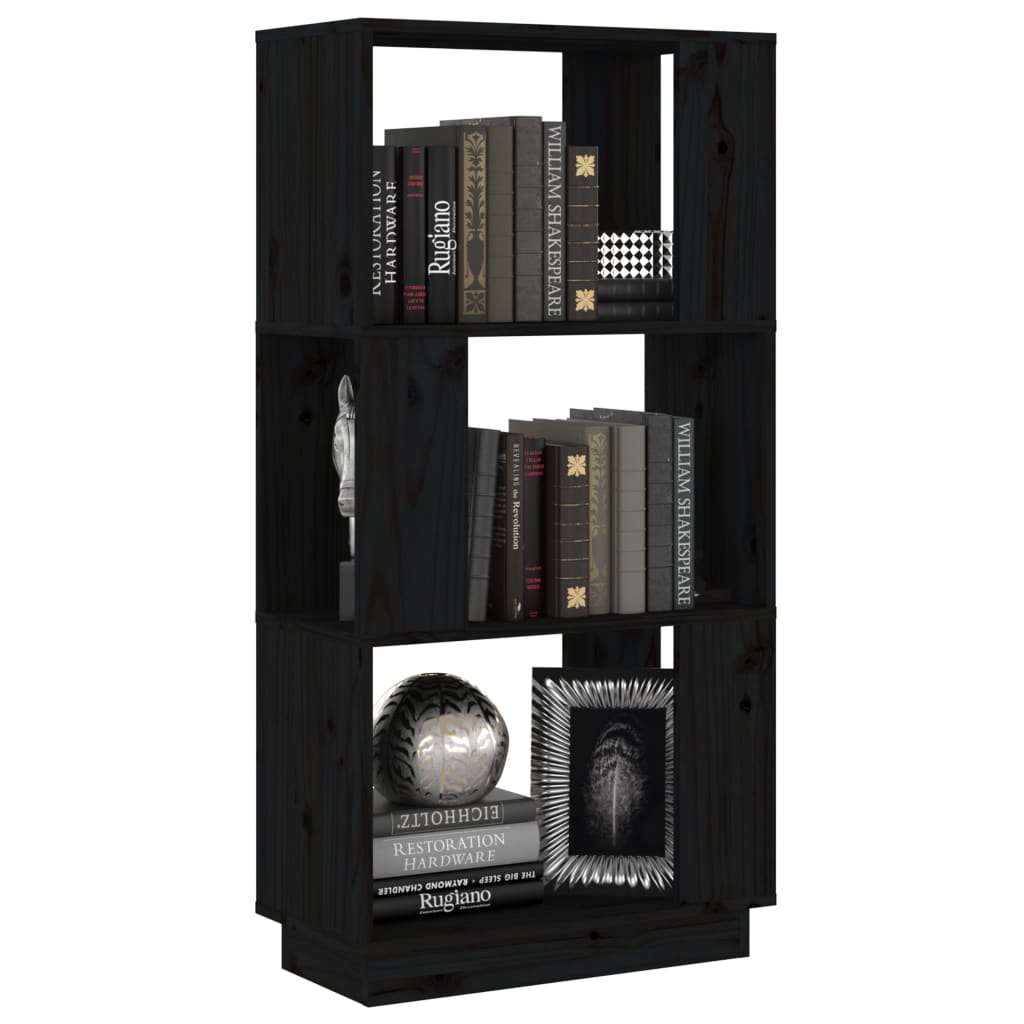 Boekenkast/kamerscherm 51x25x101 cm massief grenenhout