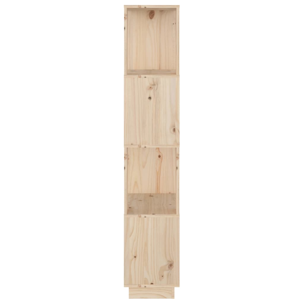 Bibliothèque/paravent 51x25x132 cm en bois de pin massif