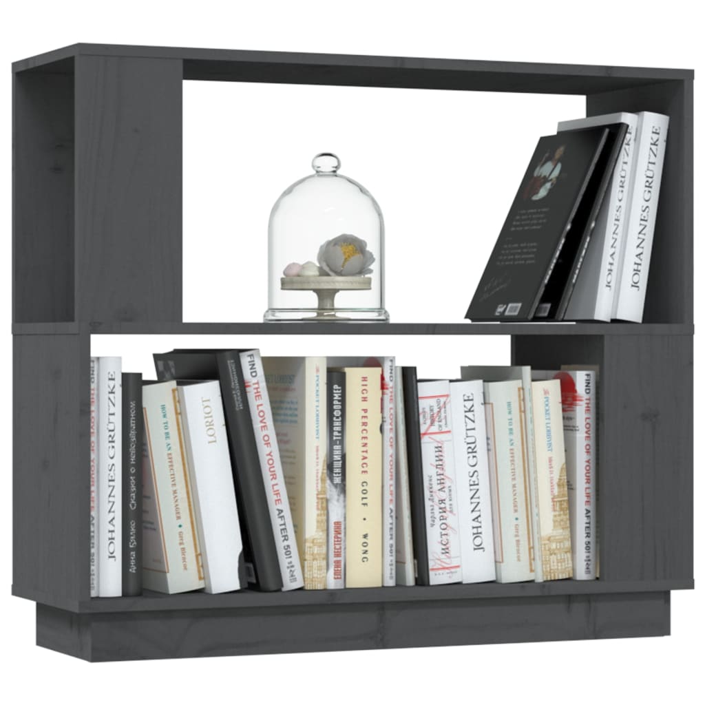 Boekenkast/kamerscherm 80x25x70 cm massief grenenhout