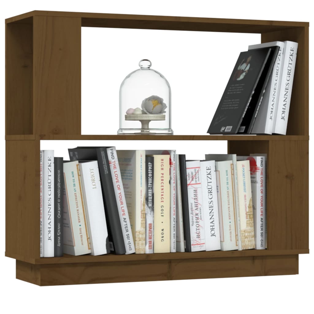 Boekenkast/kamerscherm 80x25x70 cm massief grenenhout