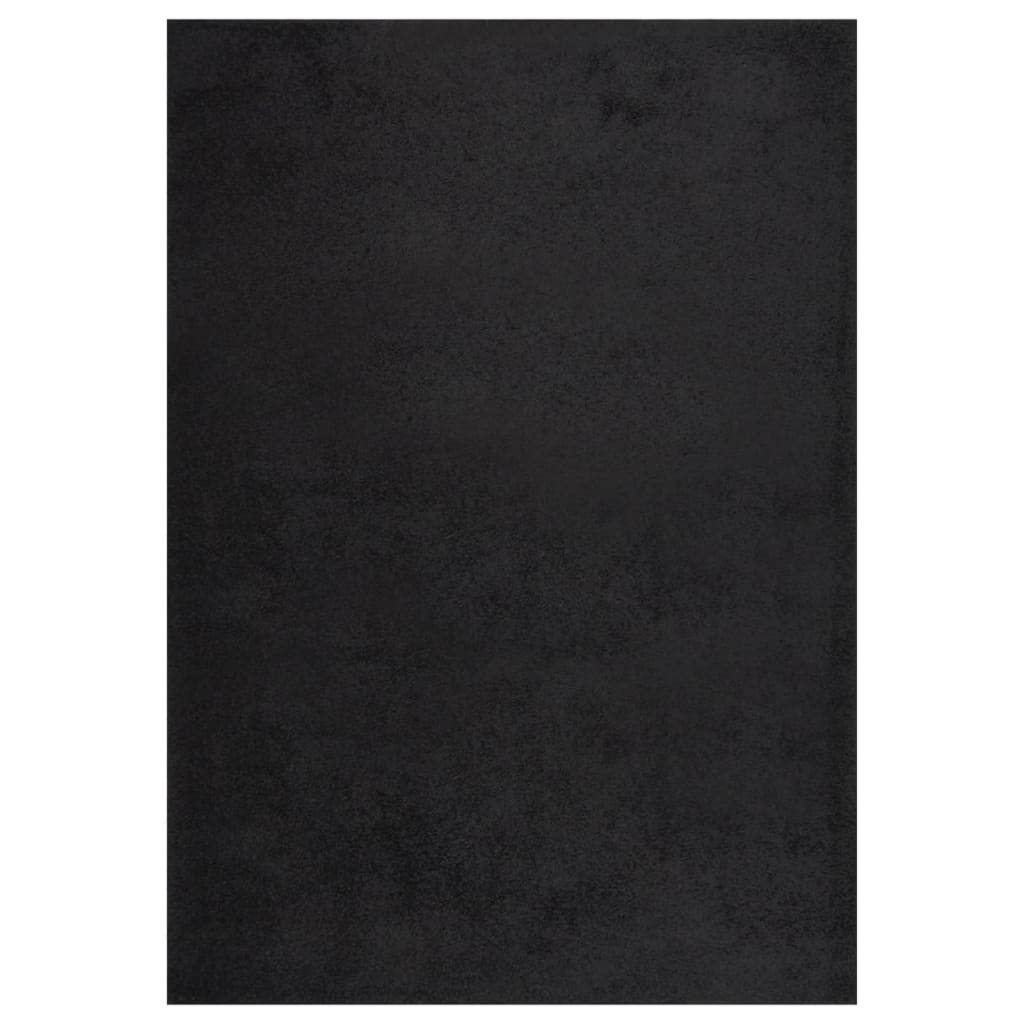 Tapis shaggy poils longs 160x230 cm coloris anthracite