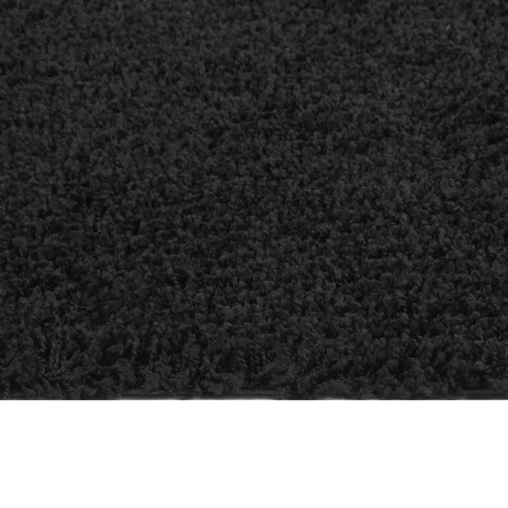 Tapis shaggy poils longs 160x230 cm coloris anthracite