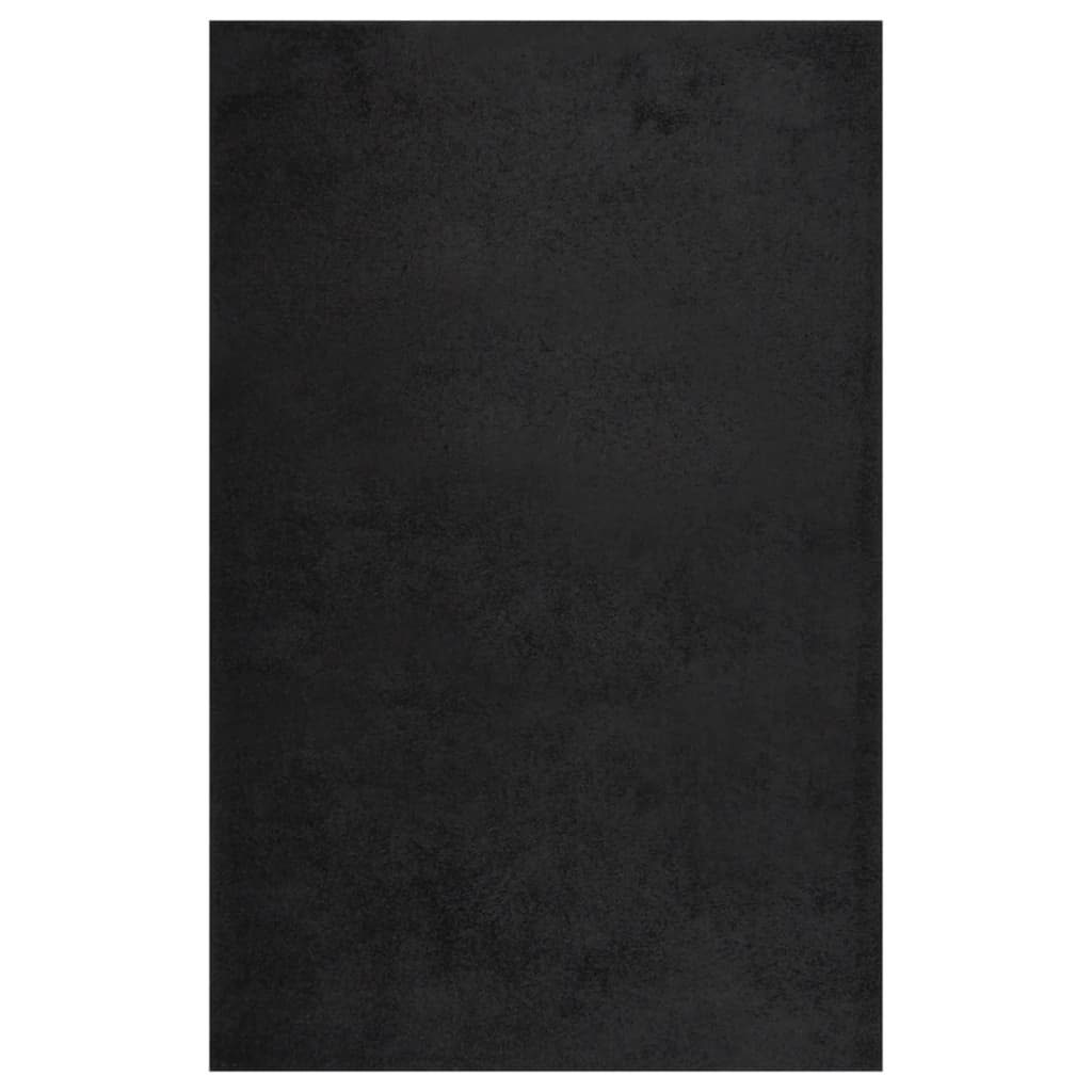 Tapis shaggy poils longs 160x230 cm anthracite