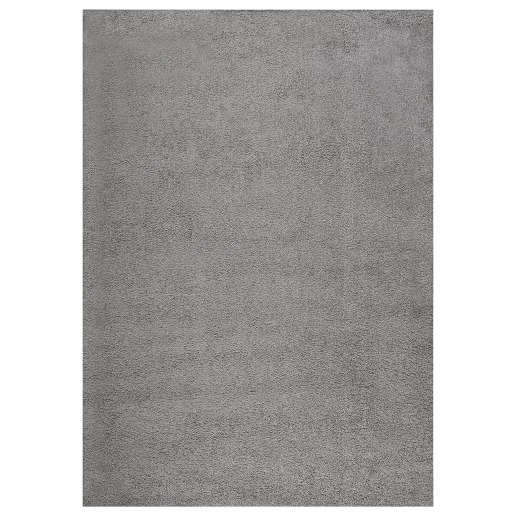 Tapis shaggy poils longs 160x230 cm coloris anthracite