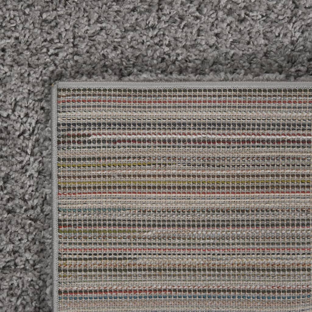 Tapis shaggy poils longs 160x230 cm anthracite