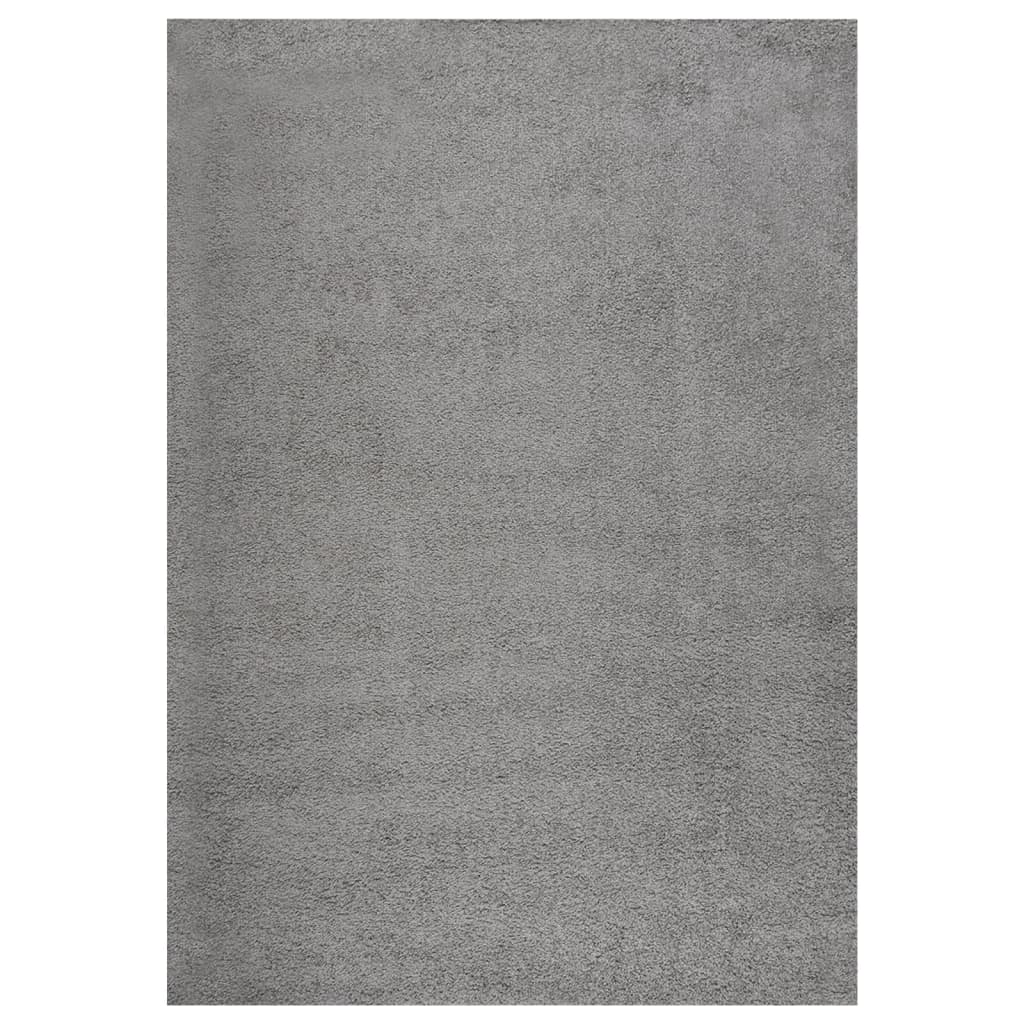 Tapis shaggy poils longs 160x230 cm anthracite