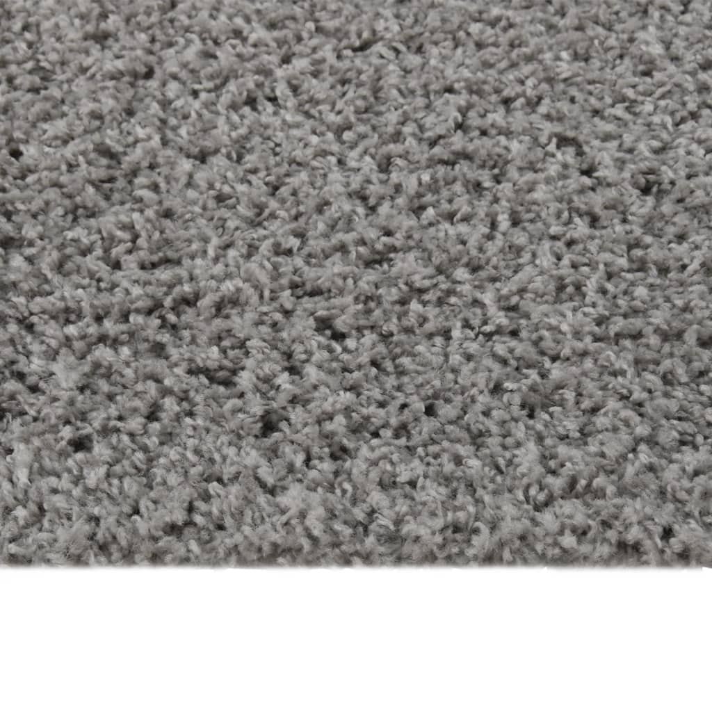 Tapis shaggy poils longs 160x230 cm coloris anthracite