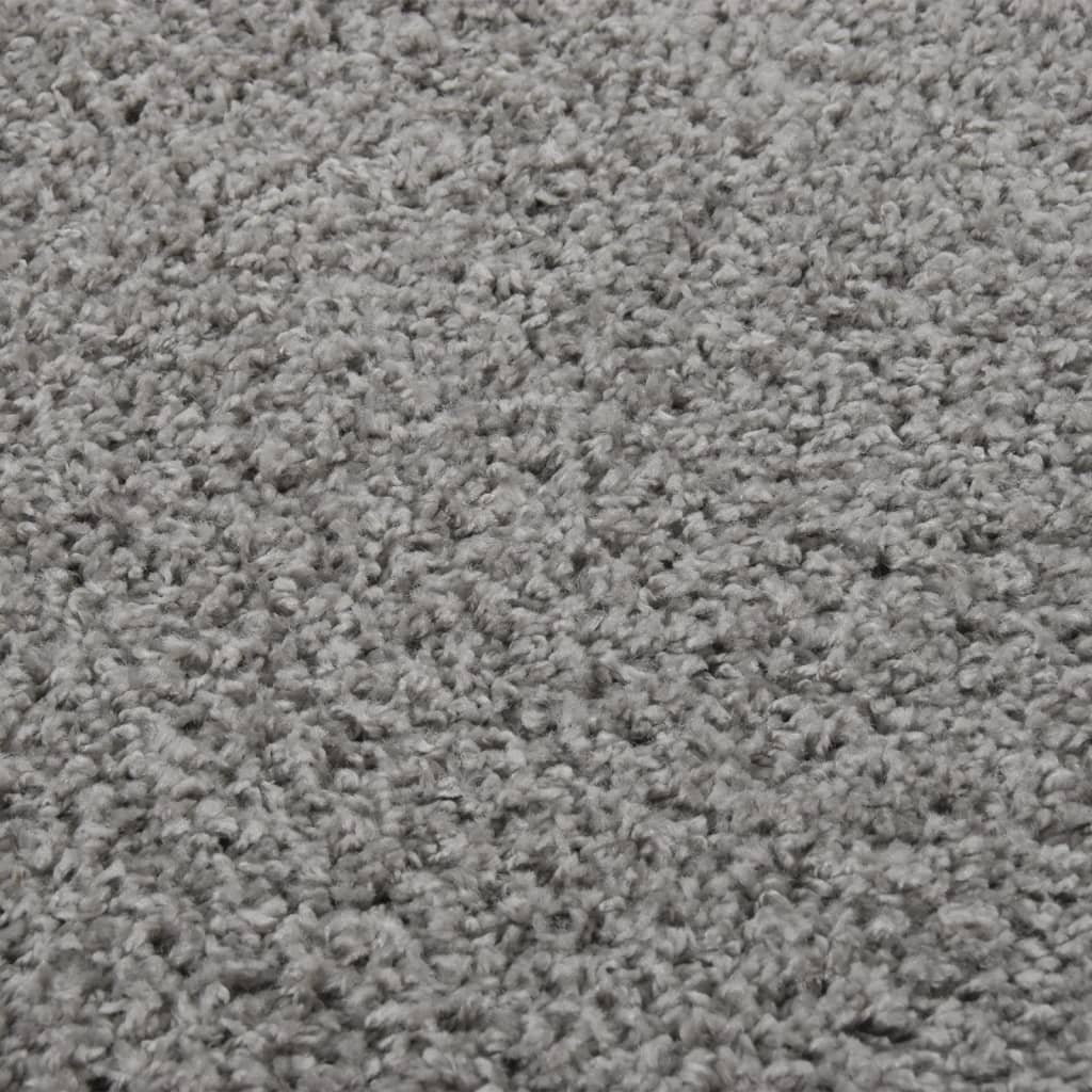 Tapis shaggy poils longs 160x230 cm coloris anthracite