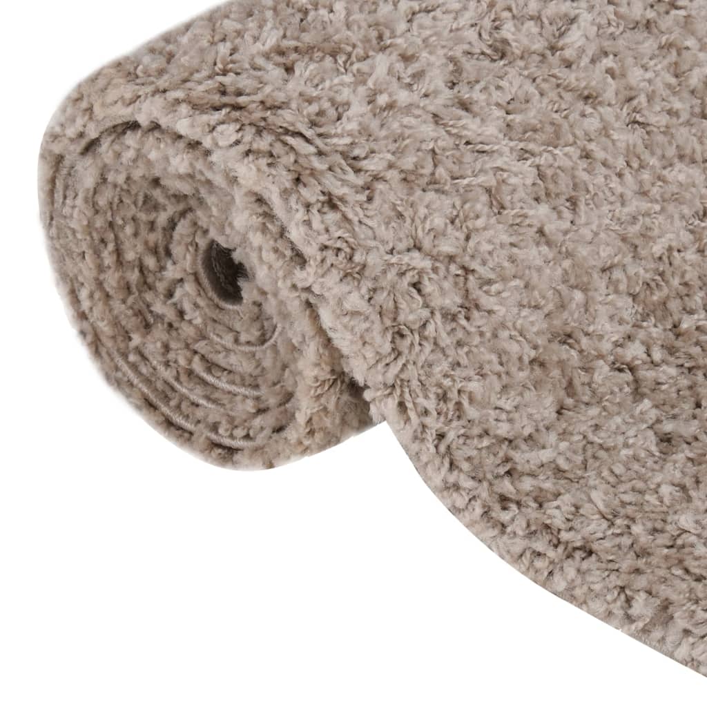 Tapis shaggy poils longs 160x230 cm coloris anthracite