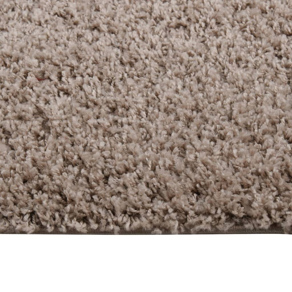 Tapis shaggy poils longs 160x230 cm anthracite