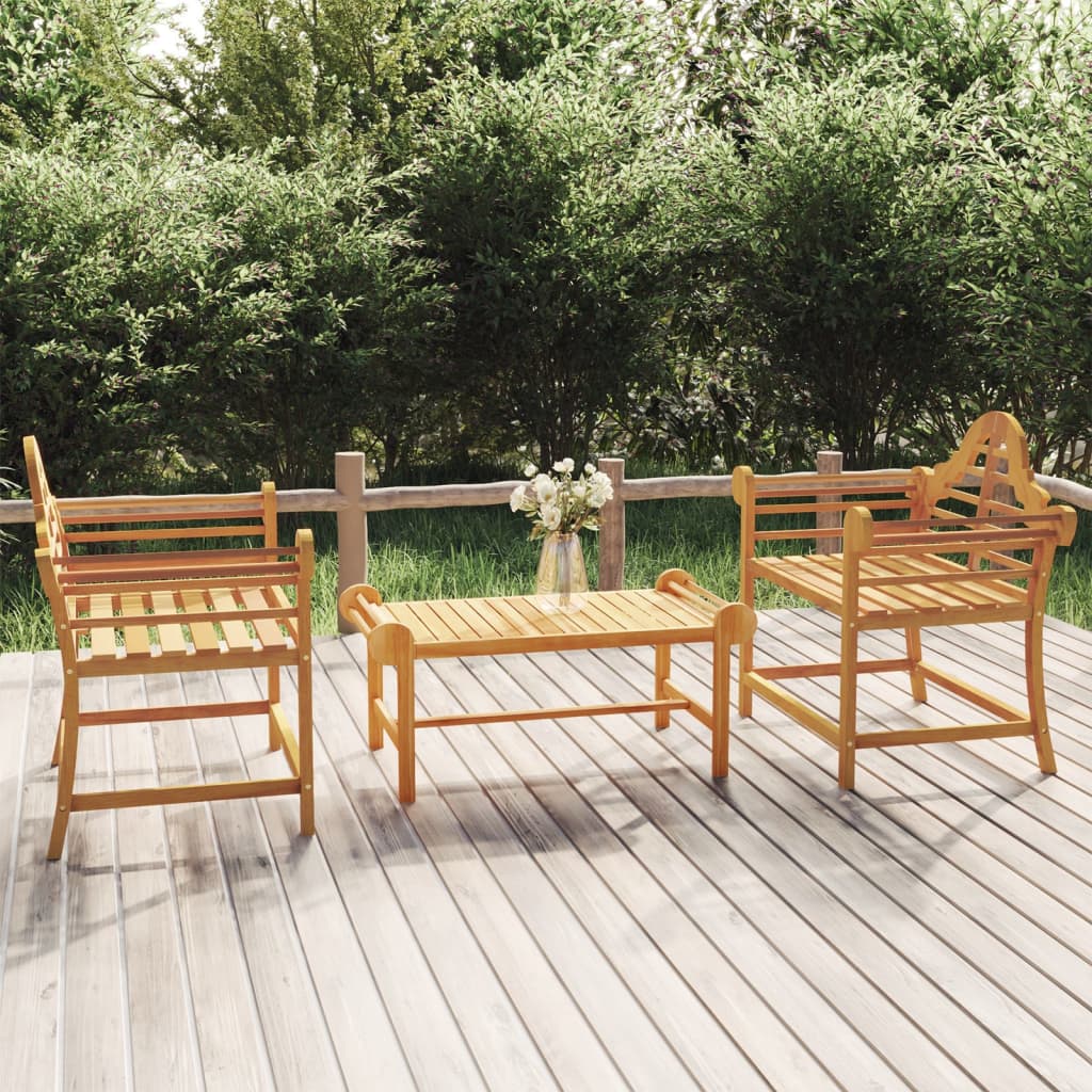 Chaises de jardin 2 pcs 91x62x94 cm bois de teck massif