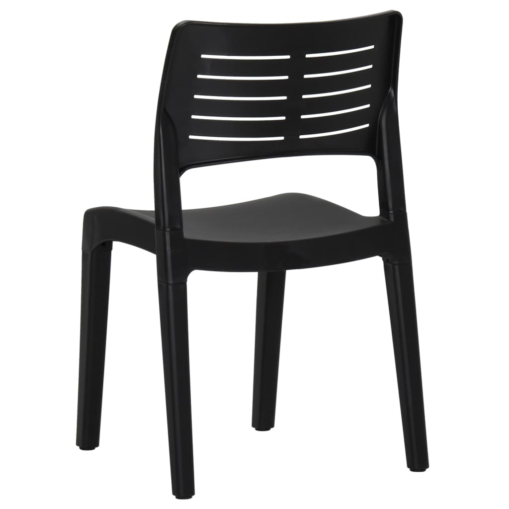 Chaises de jardin 2 pcs polypropylène