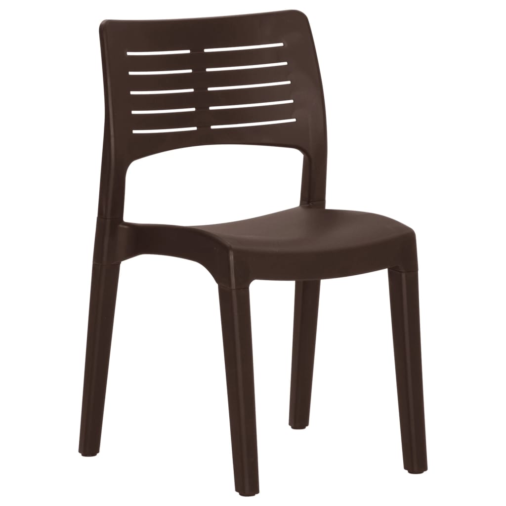 Chaises de jardin 2 pcs polypropylène