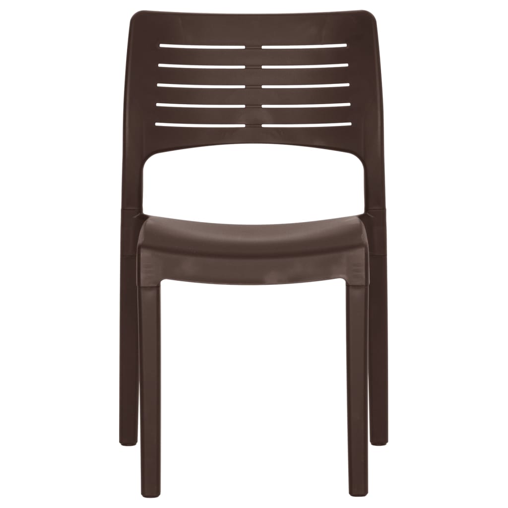 Chaises de jardin 2 pcs polypropylène