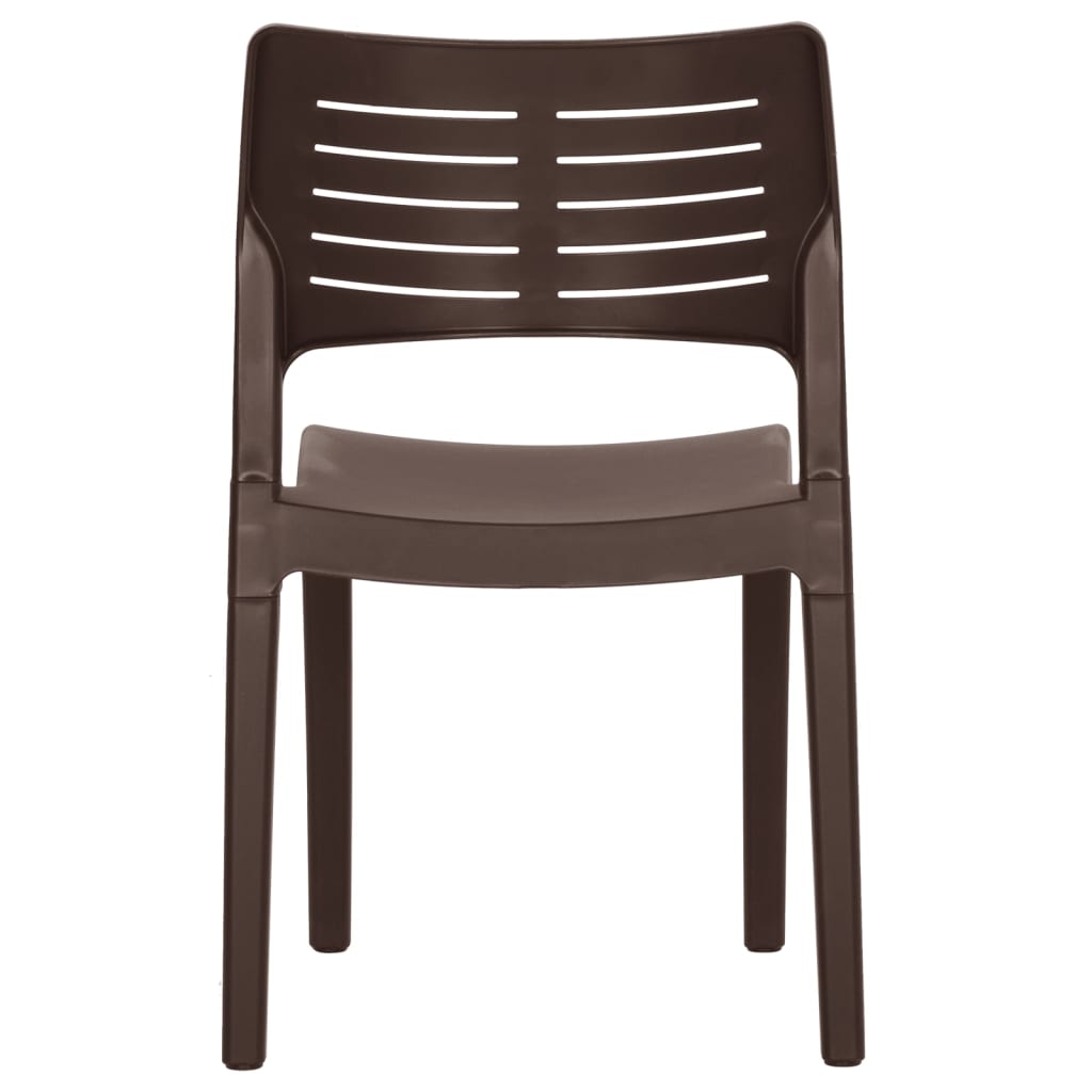 Chaises de jardin 2 pcs polypropylène