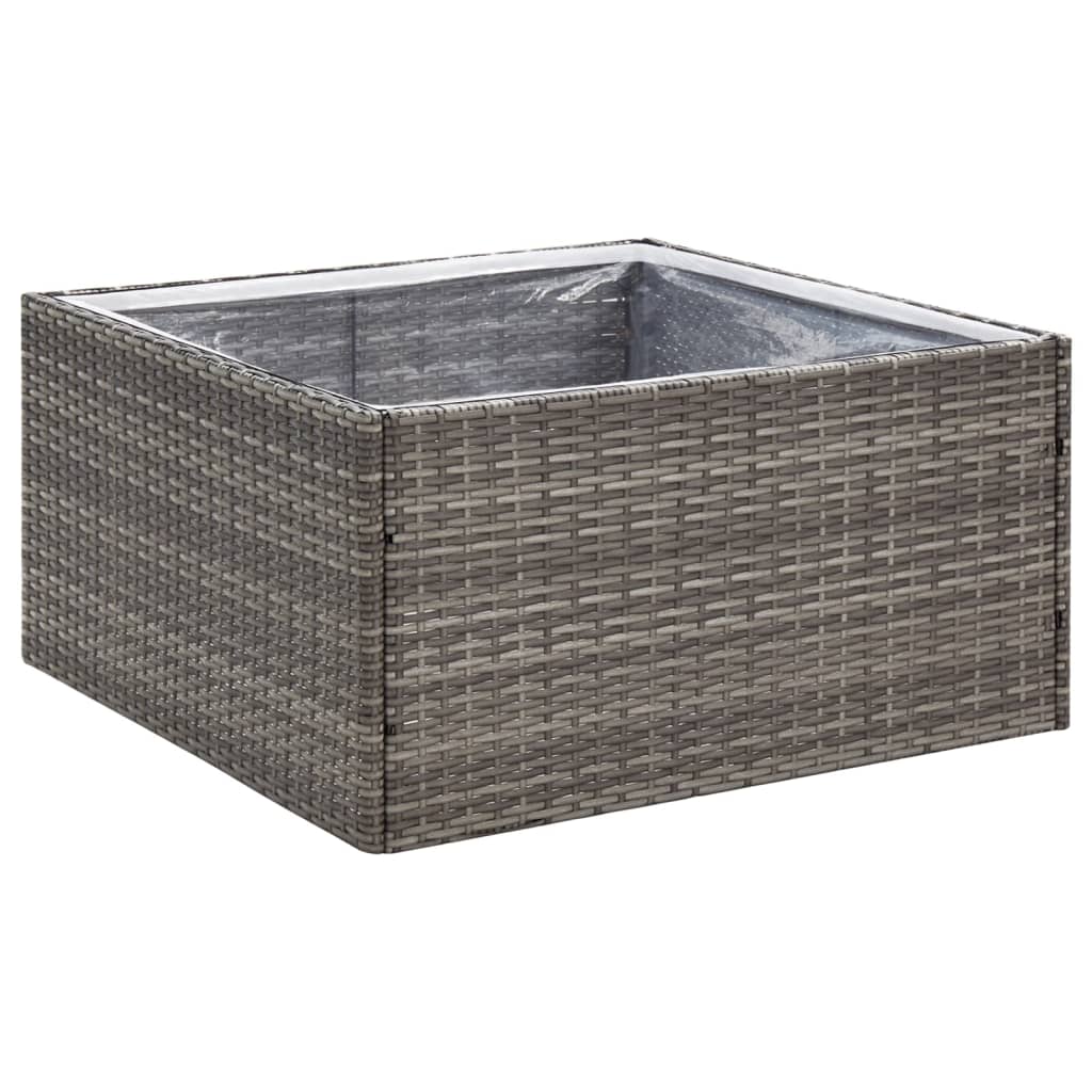 Plantenbak 157x80x40 cm poly rattan