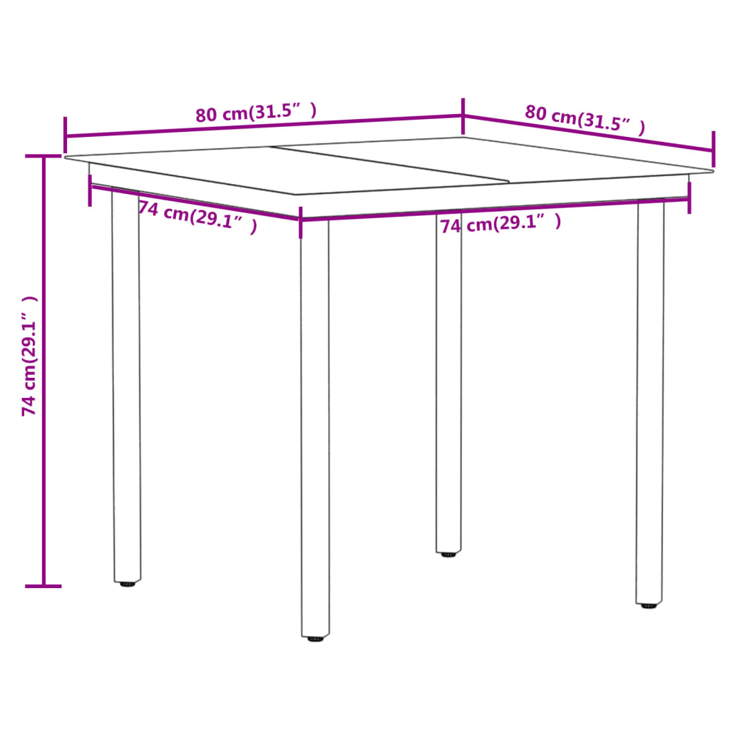 3-delige Tuinset