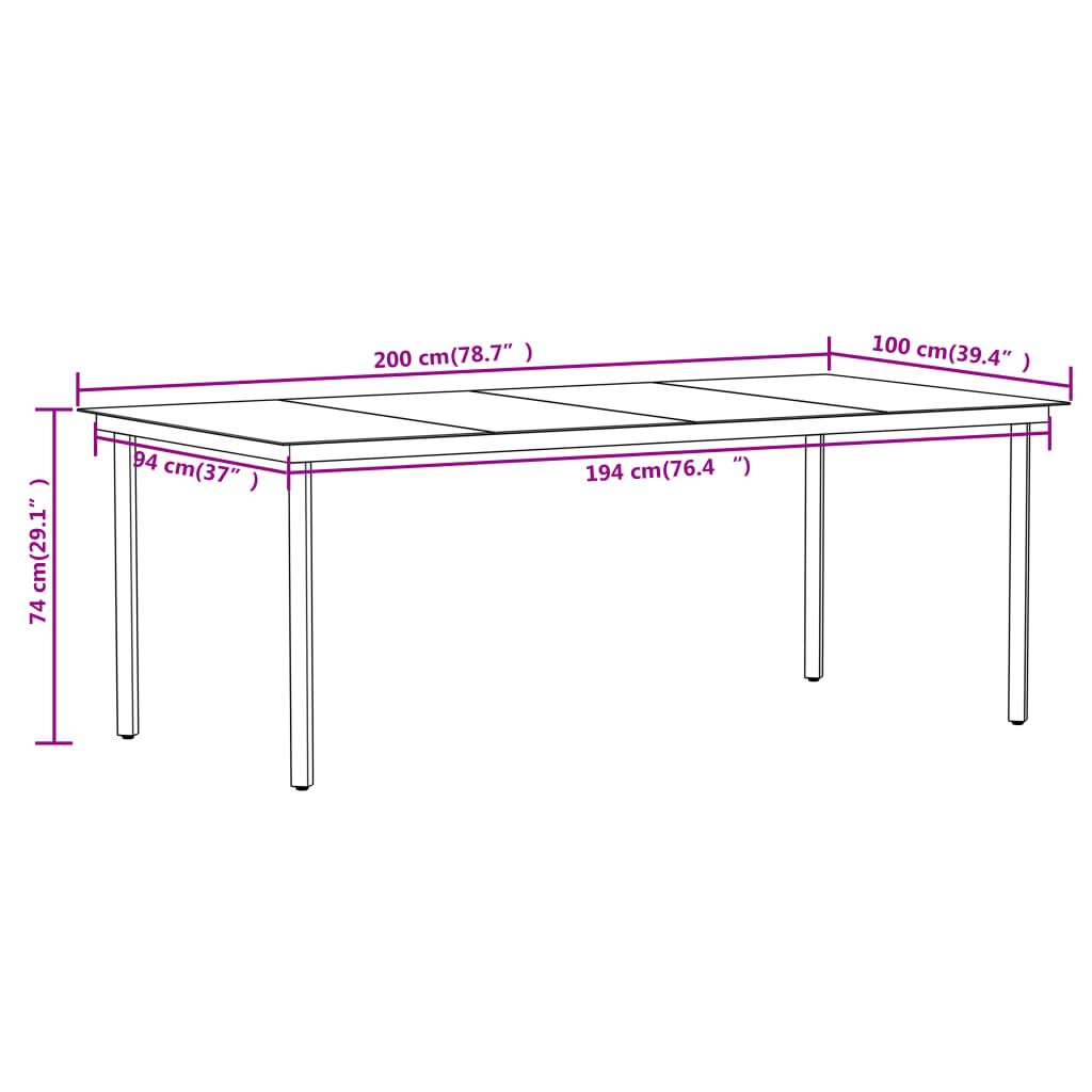 3-delige Tuinset