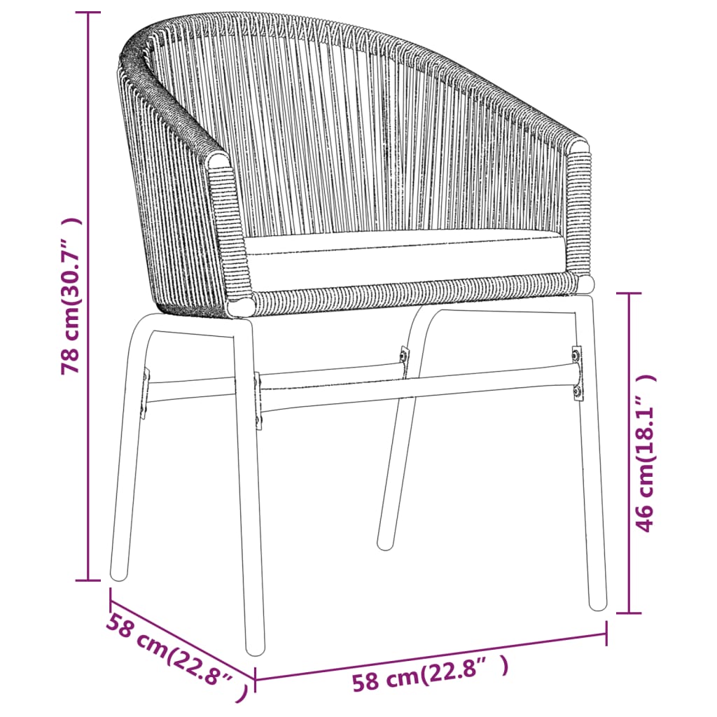 Ensemble de jardin 9 pièces