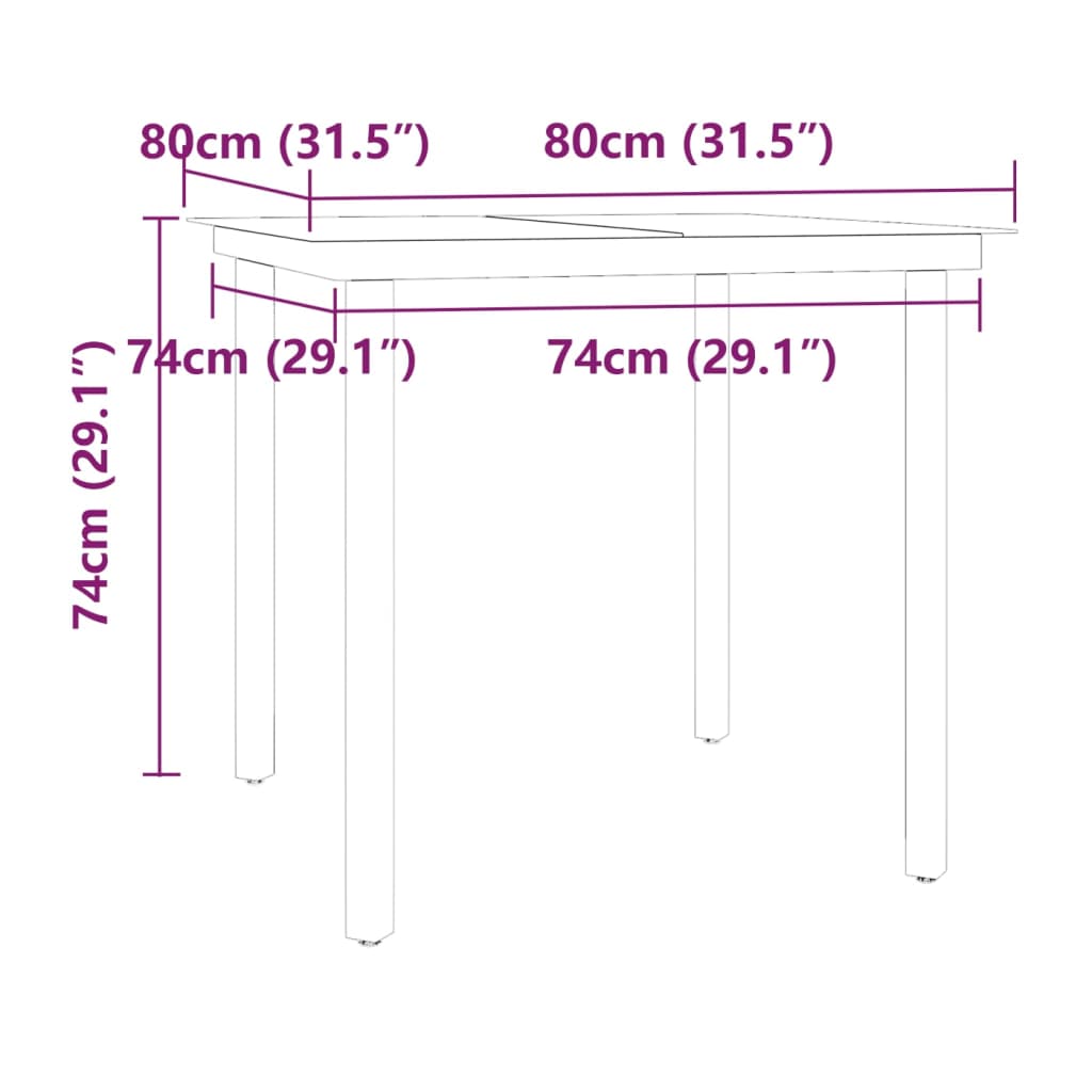 Ensemble de jardin 5 pièces avec coussins