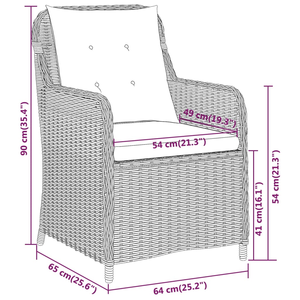 3-delige Tuinset