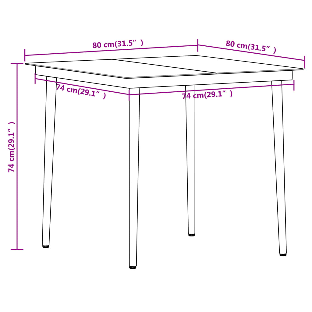 3-delige Tuinset