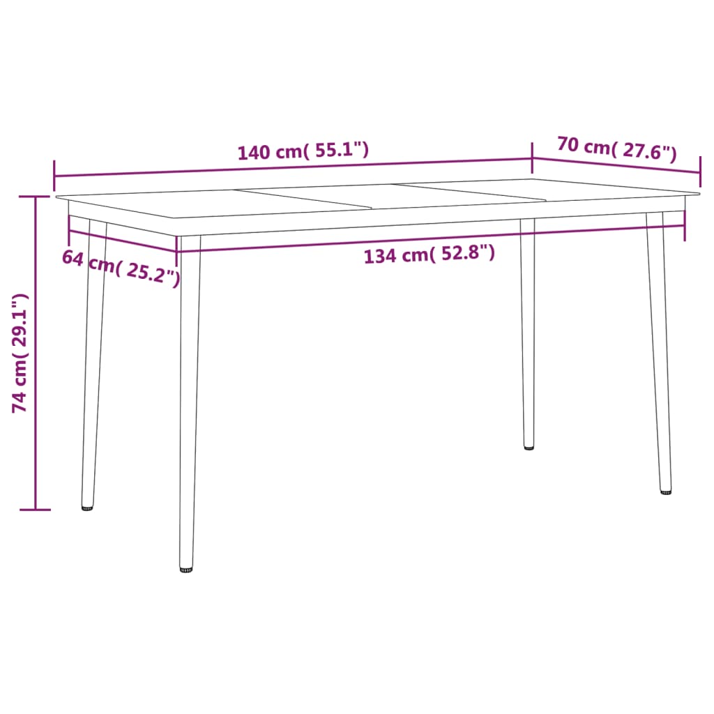 Ensemble de jardin 5 pièces avec coussins en polyrotin