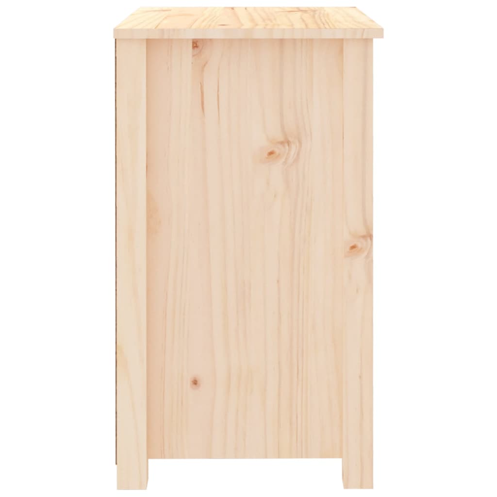 Table de chevet 50x35x61,5 cm en bois de pin massif