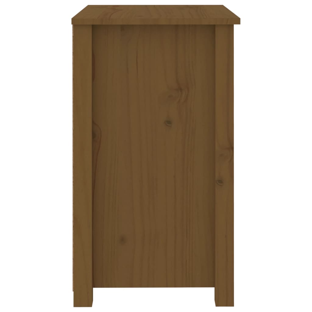 Table de chevet 50x35x61,5 cm en bois de pin massif