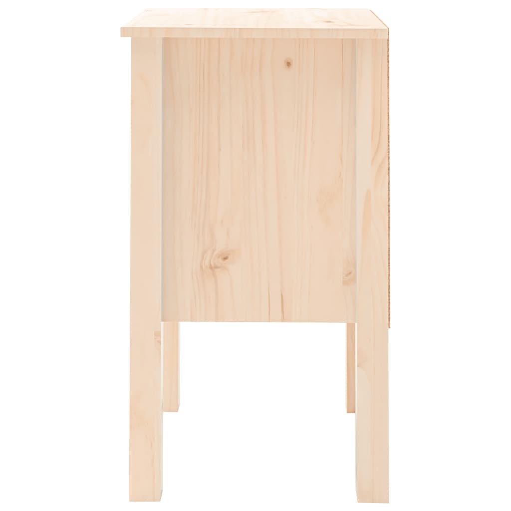 Tables de chevet 2 pcs 40x35x61,5 cm en bois de pin massif