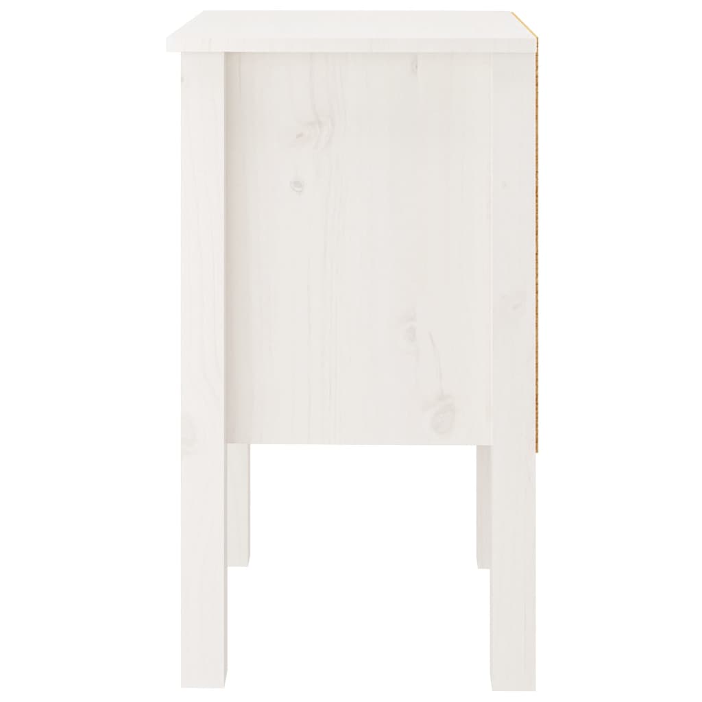 Tables de chevet 2 pcs 40x35x61,5 cm en bois de pin massif