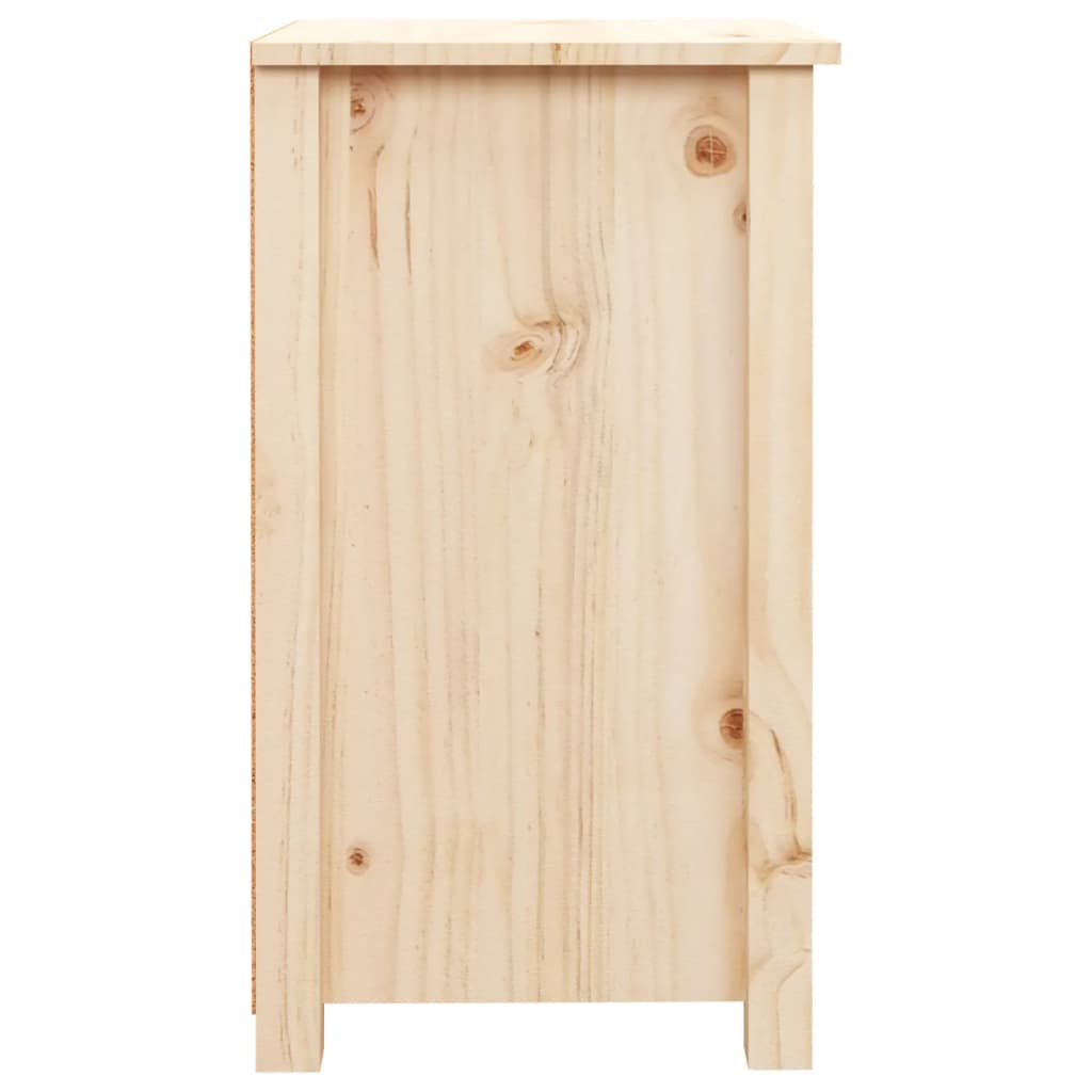 Table de chevet 40x35x61,5 cm en bois de pin massif