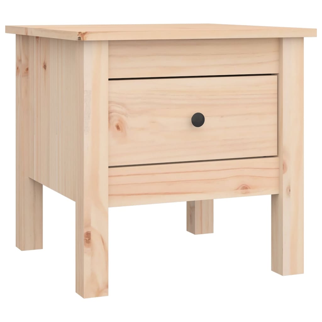 Table d'appoint 50x50x49 cm en bois de pin massif