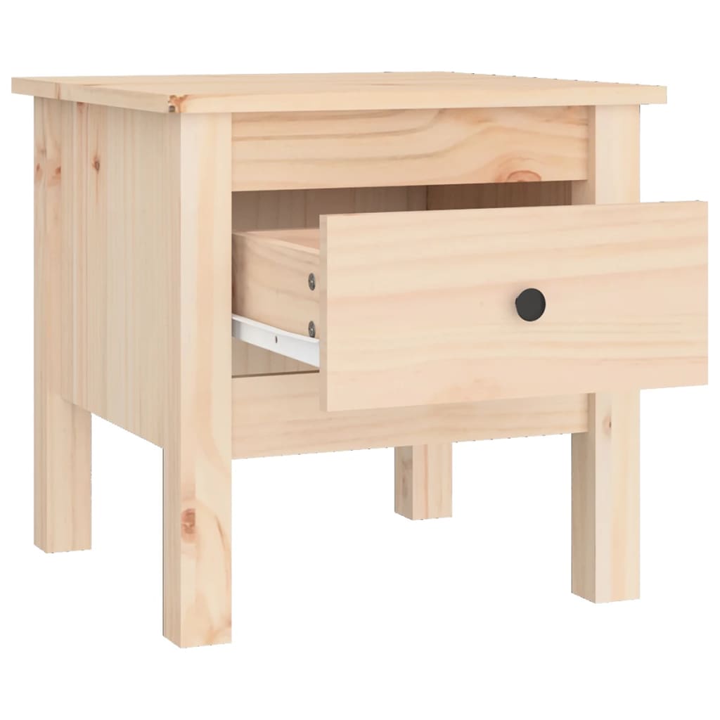 Table d'appoint 50x50x49 cm en bois de pin massif