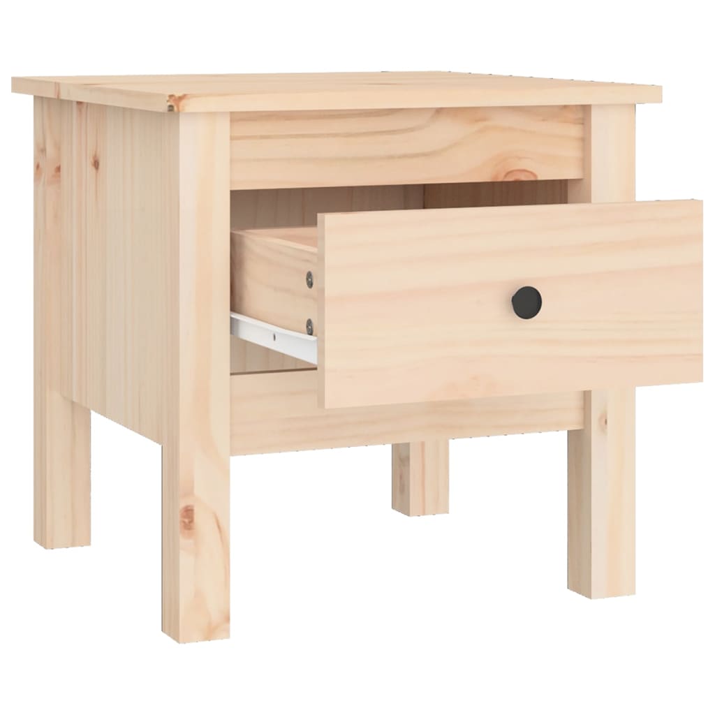 Table d'appoint 50x50x49 cm en bois de pin massif