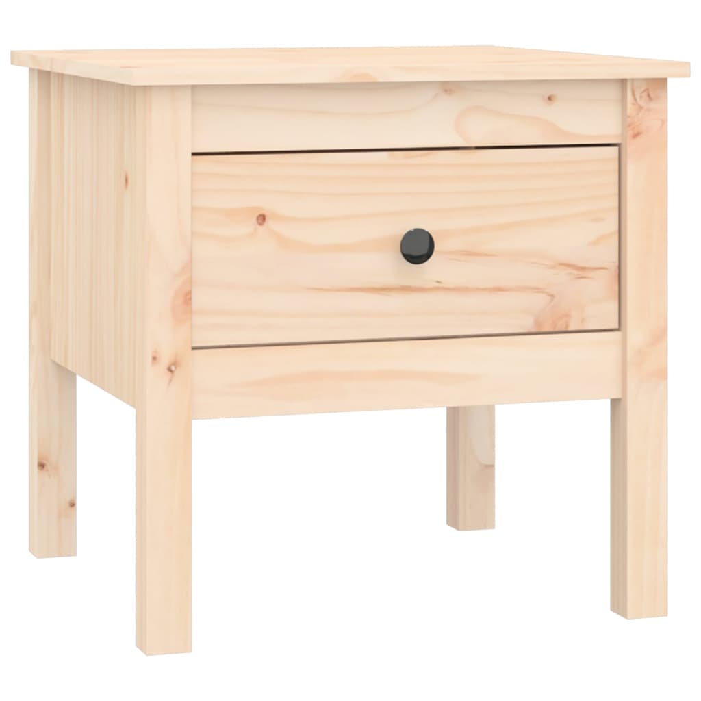 Table d'appoint 50x50x49 cm en bois de pin massif