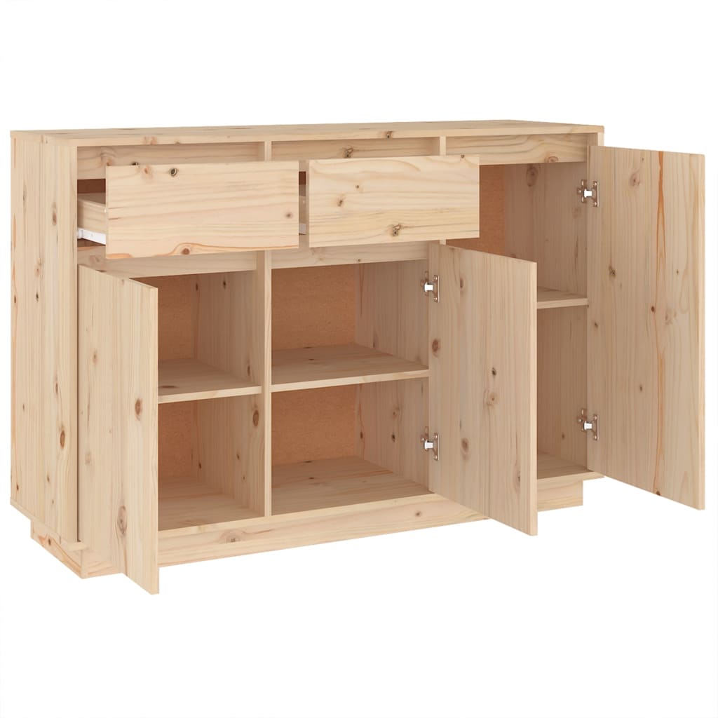 Dressoir 110x34x75 cm massief grenenhout