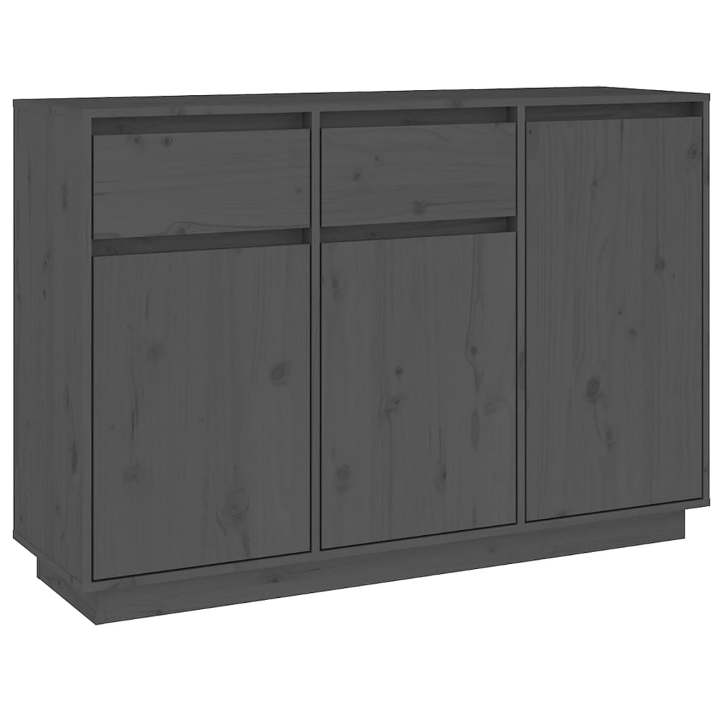 Dressoir 110x34x75 cm massief grenenhout