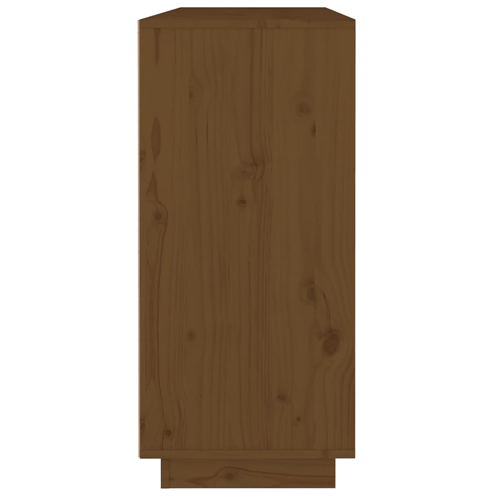 Dressoir 110x34x75 cm massief grenenhout