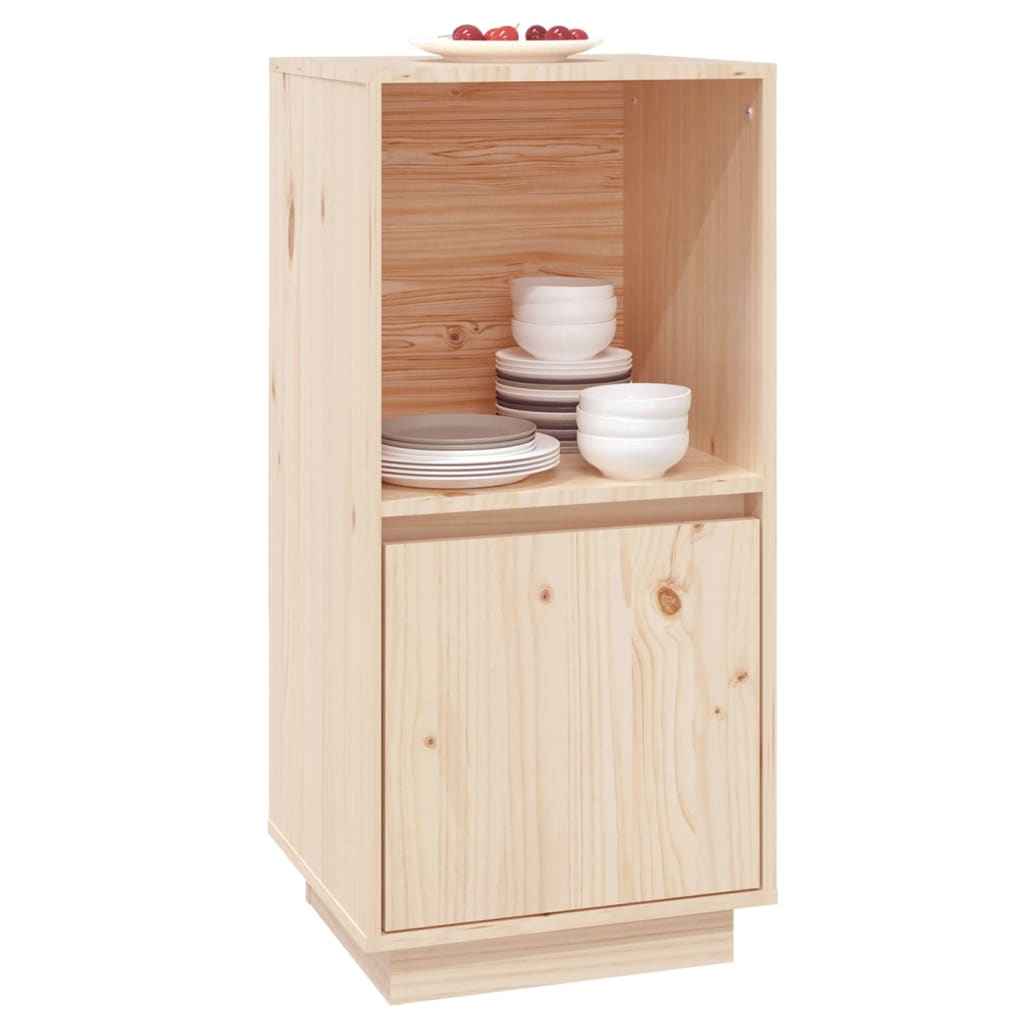 Buffet 38x35x80 cm en bois de pin massif