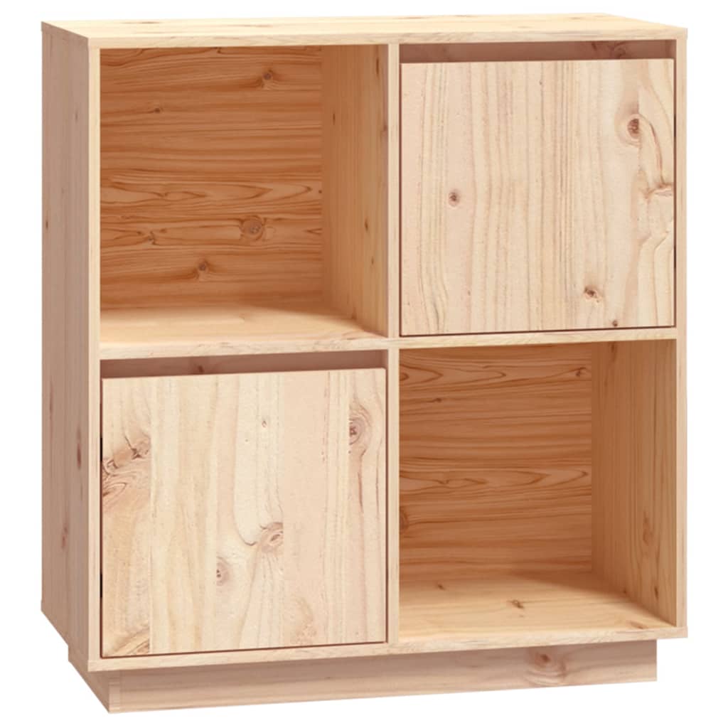 Dressoir 74x35x80 cm massief grenenhout