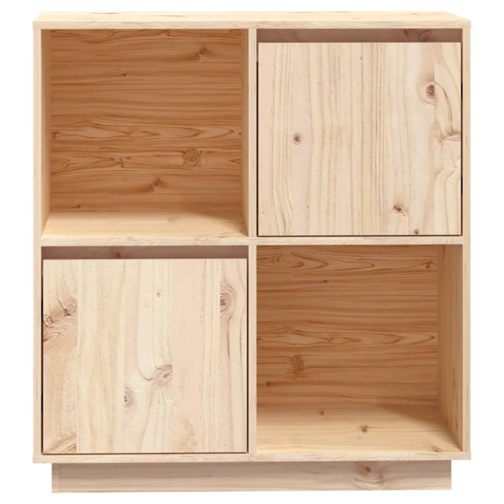 Dressoir 74x35x80 cm massief grenenhout