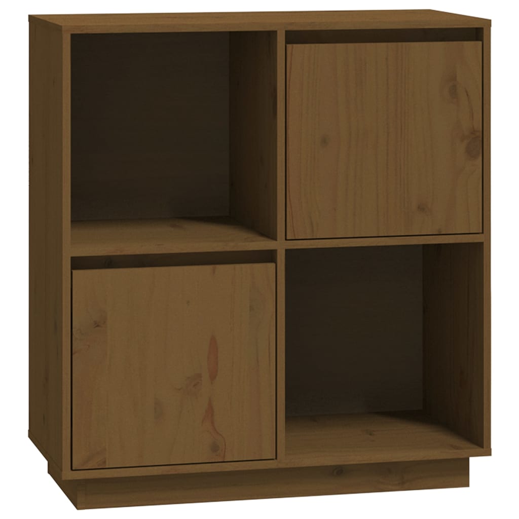 Dressoir 74x35x80 cm massief grenenhout