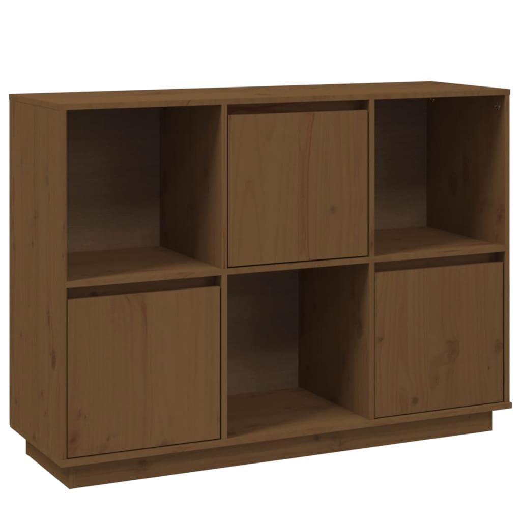 Dressoir 110,5x35x80 cm massief grenenhout